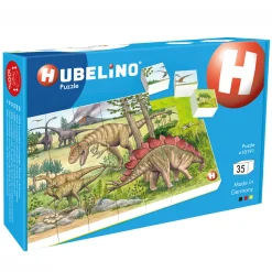 Hubelino Blokpuzzel Dinosaurus Wereld - 35st.