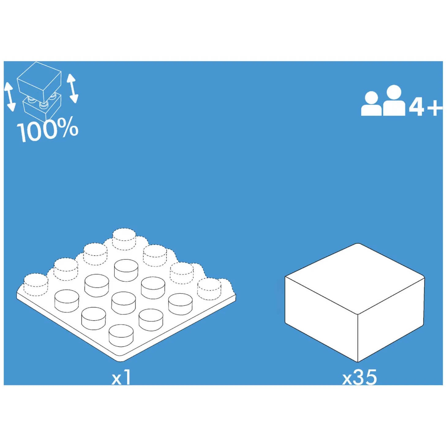 Hubelino Blokpuzzel Leven op de Boerderij - 35st.