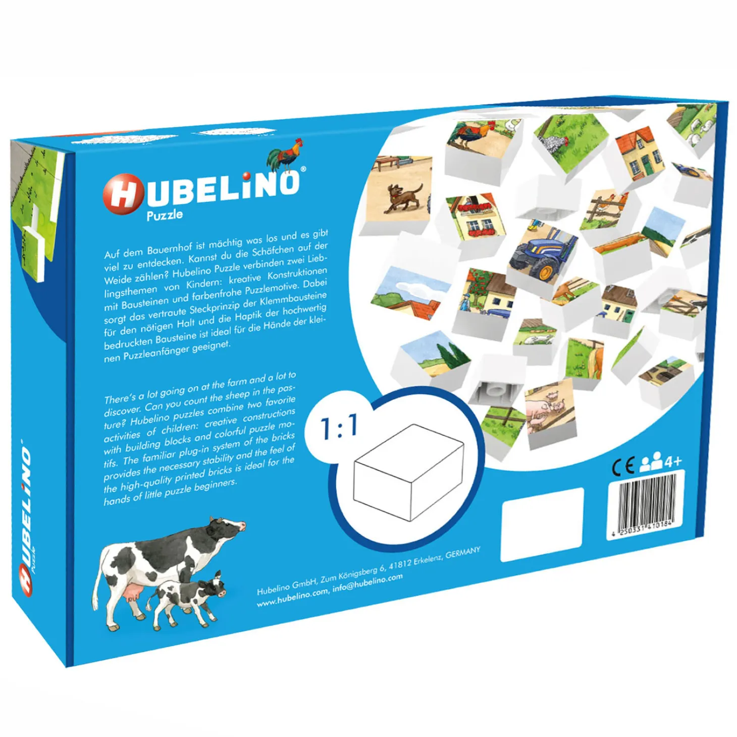 Hubelino Blokpuzzel Leven op de Boerderij - 35st.