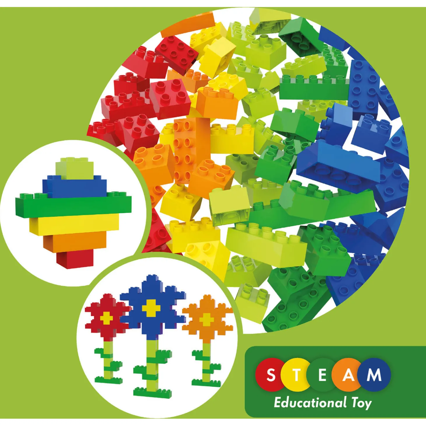 Hubelino Bouwstenenset - 60dlg.