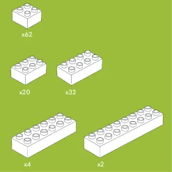 Hubelino Bouwstenenset - 120dlg.