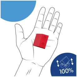 Hubelino Dakpannenset Bouwblokjes - 124dlg.