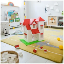 Hubelino Dakpannenset Bouwblokjes - 124dlg.