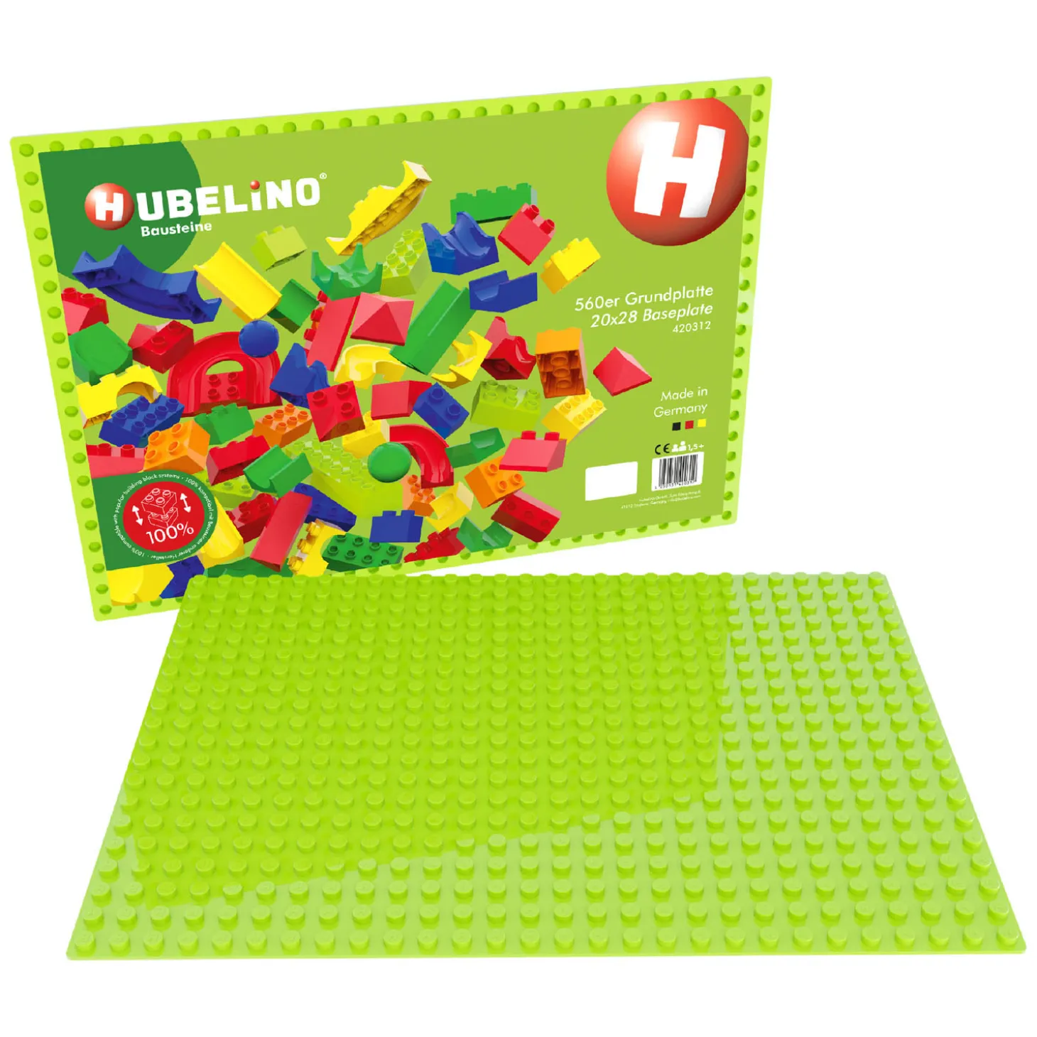 Hubelino Grondplaat Groen, 560 noppen