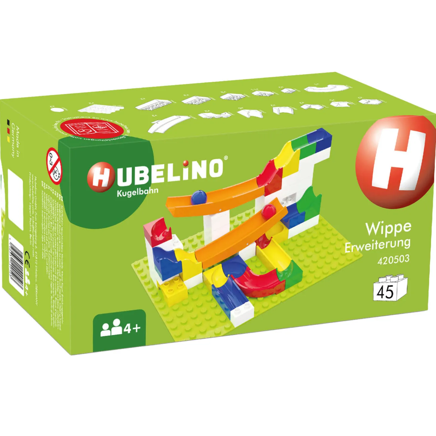 Hubelino Knikkerbaan Aanvulset Wip Wap - 45dlg.