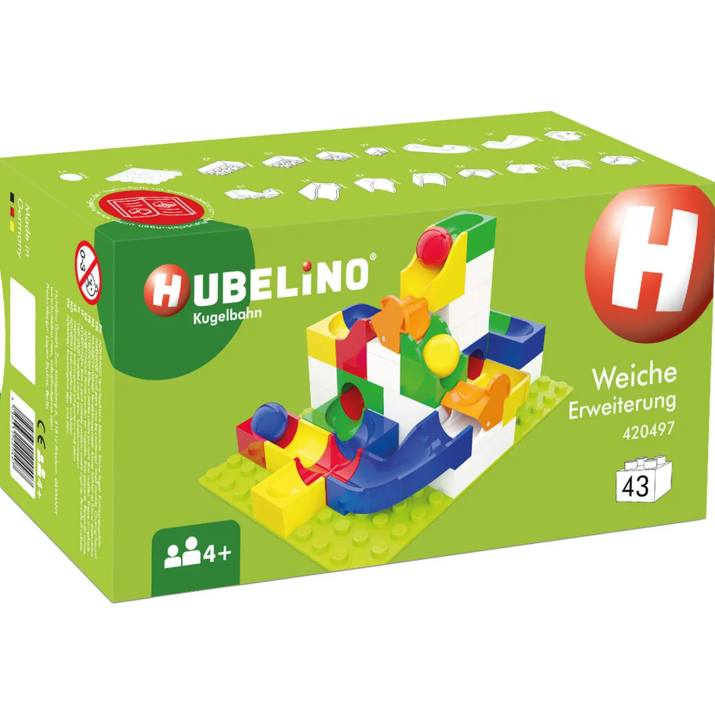 Hubelino Knikkerbaan Aanvulset Wissel - 43dlg.