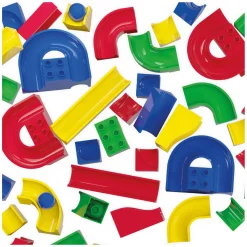 Hubelino Knikkerbaan Baanelementen - 128dlg.