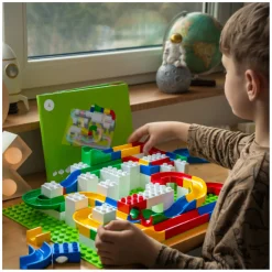 Hubelino Knikkerbaan KIGA Scholenset Bouwdoos, 352dlg