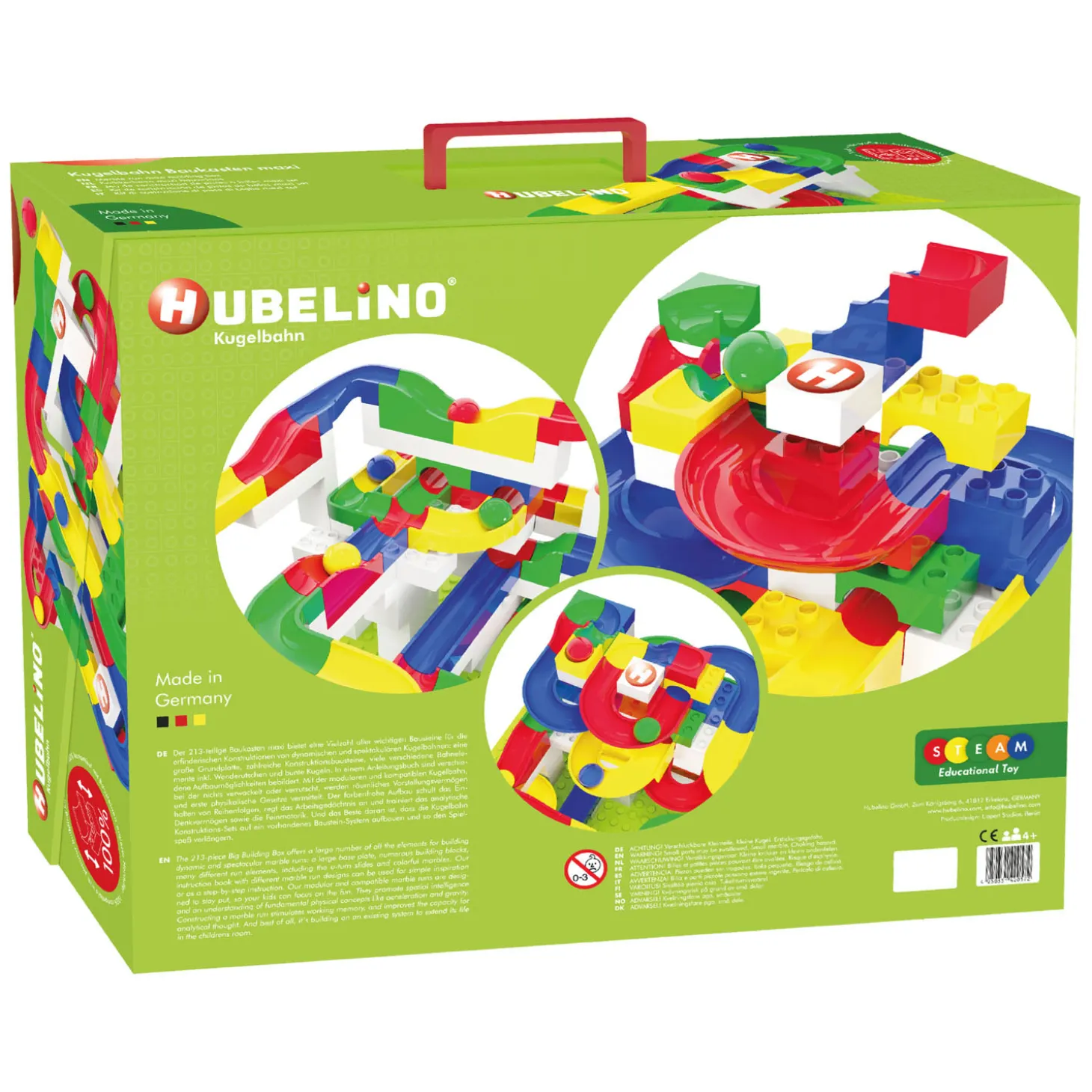 Hubelino Knikkerbaan Maxi Bouwset - 213dlg.