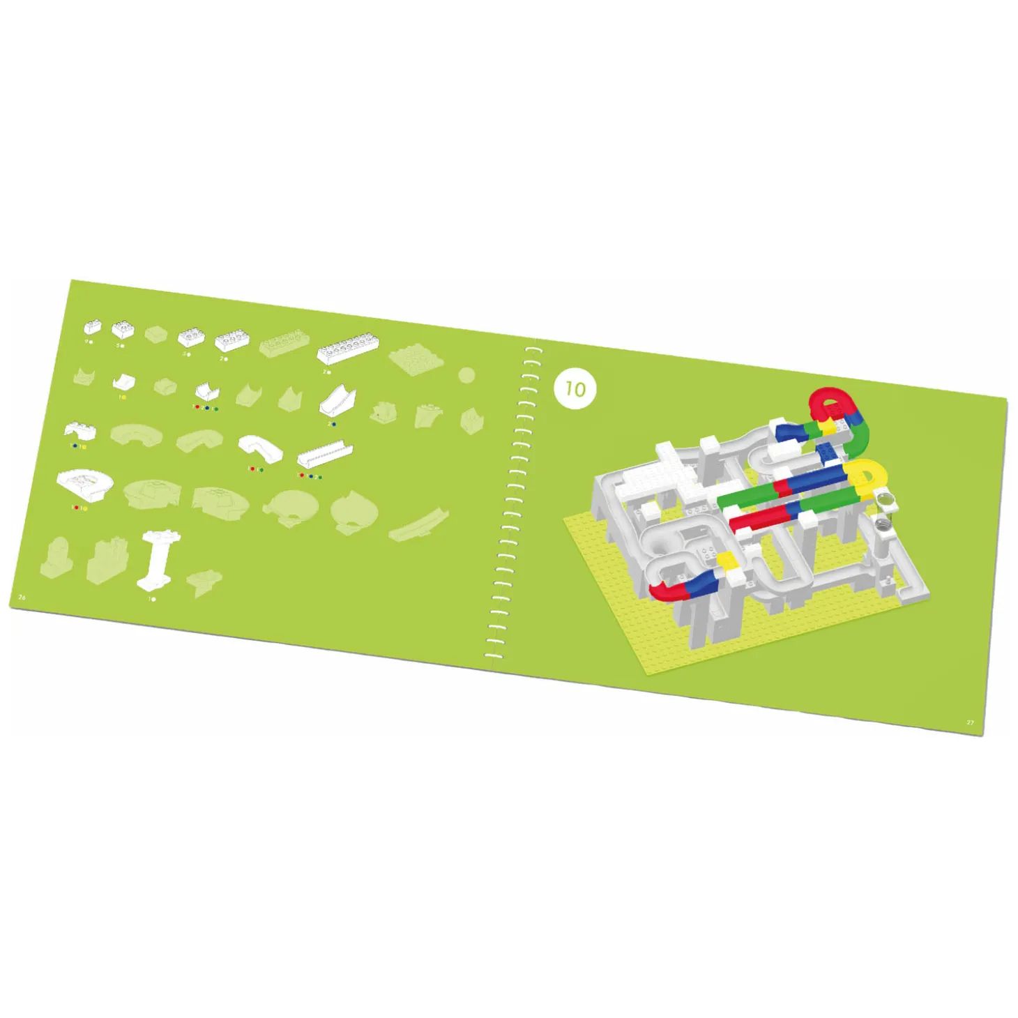 Hubelino Knikkerbaan Mega Bouwset, 585dlg.