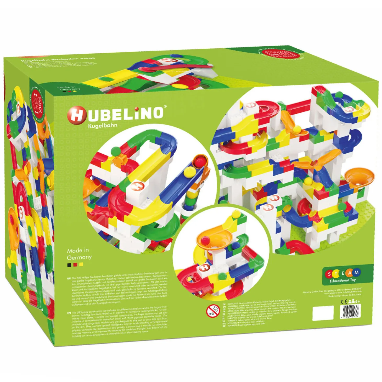 Hubelino Knikkerbaan Mega Bouwset, 585dlg.