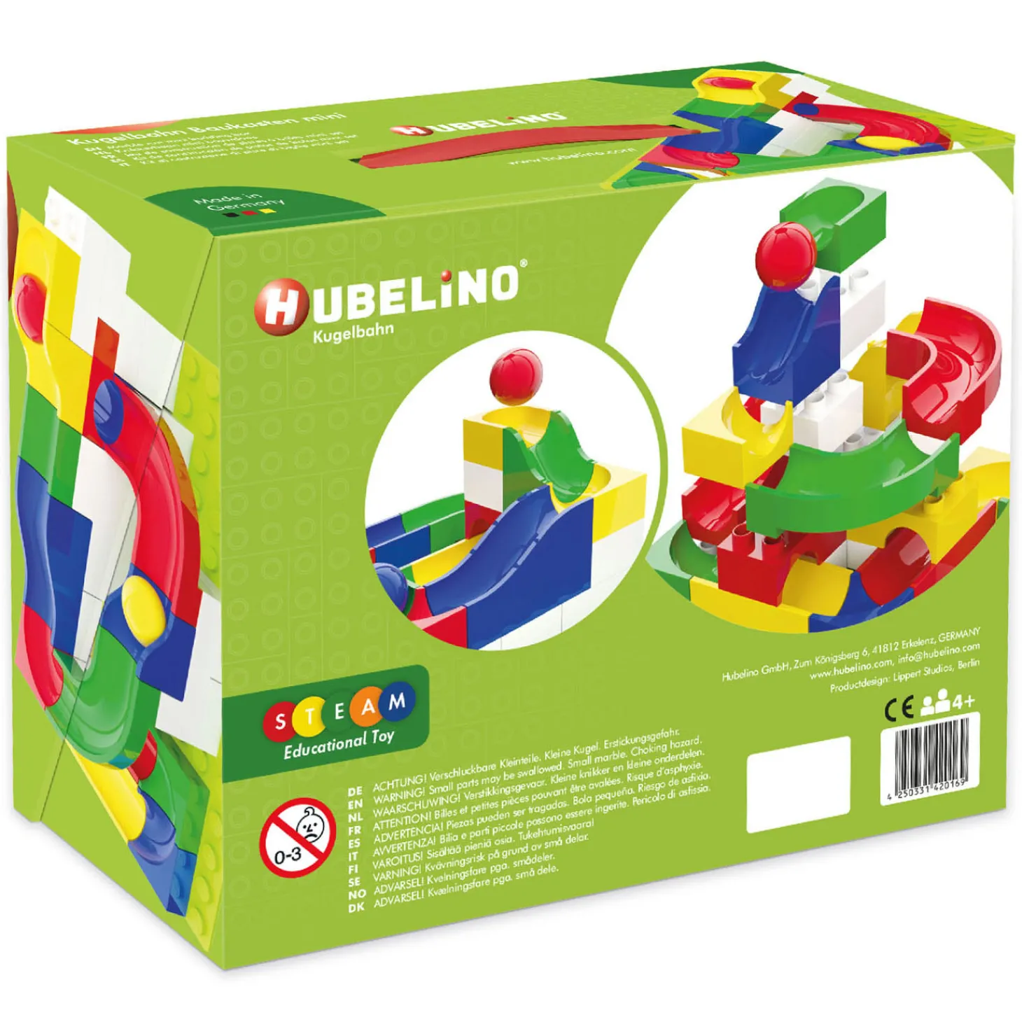 Hubelino Knikkerbaan Miniset - 45dlg.