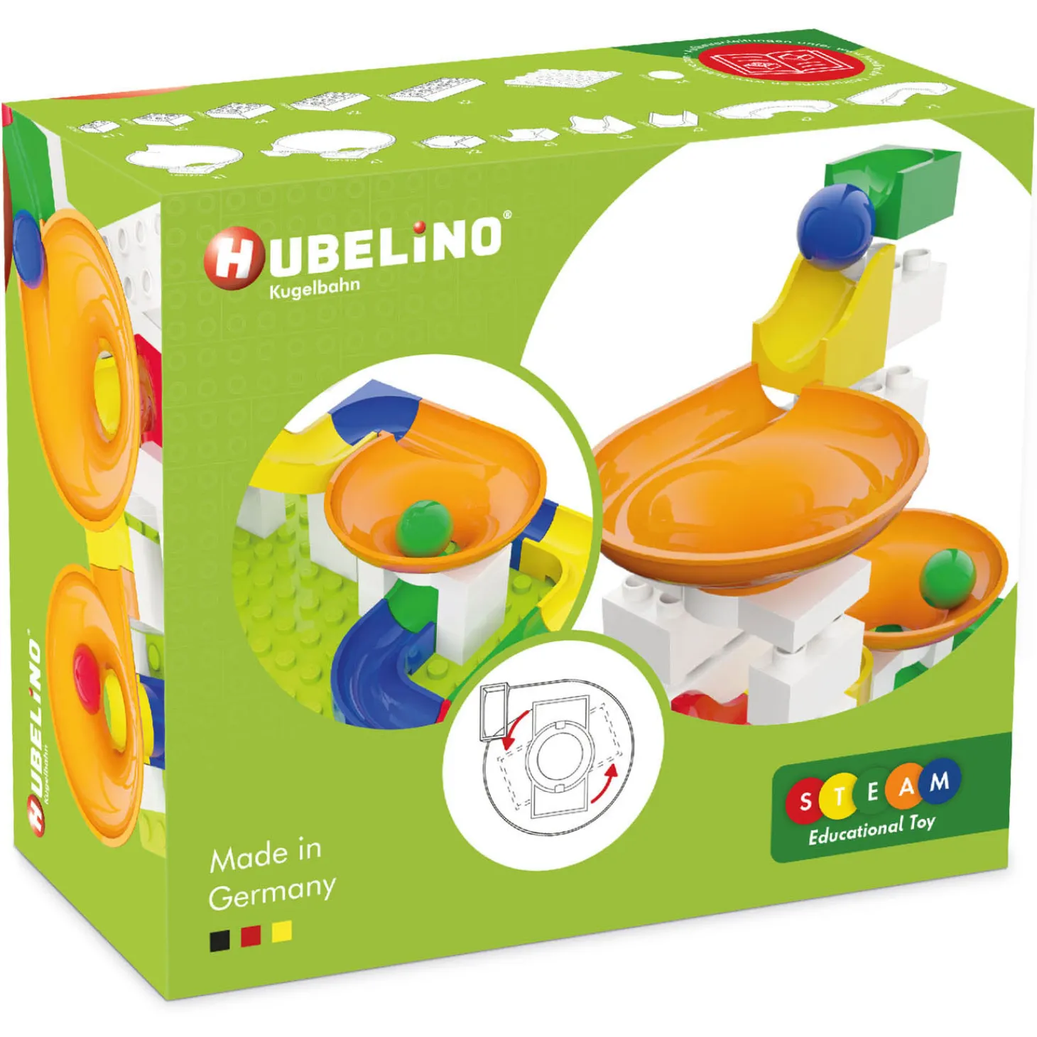 Hubelino Knikkerbaan Uitbreidingsset Trechter, 44dlg.