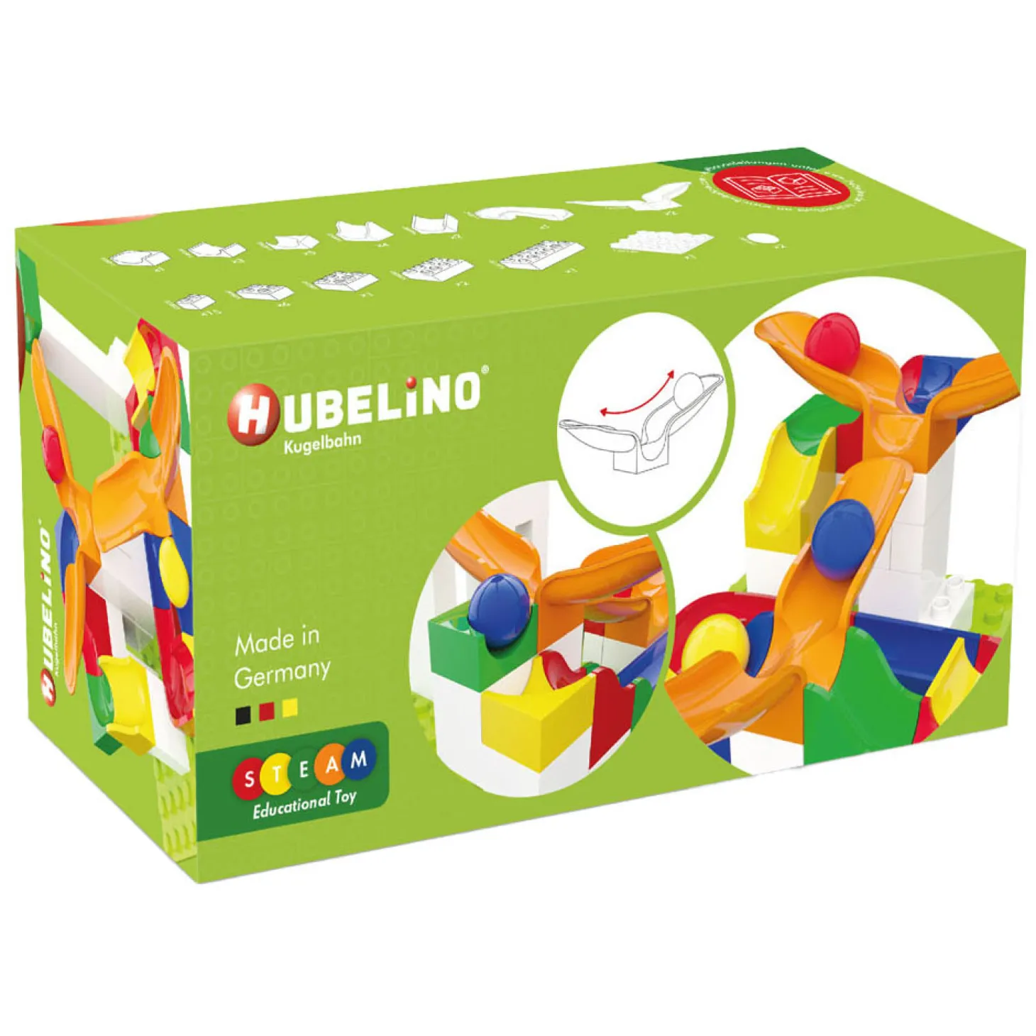 Hubelino Knikkerbaan Uitbreidingsset Swing - 46dlg.