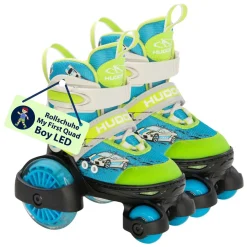 HUDORA Rolschaatsen My First Quad LED Auto, Maat 26-29
