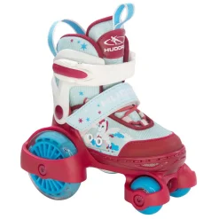 HUDORA Rolschaatsen My First Quad LED Eenhoorn, Maat 26-29