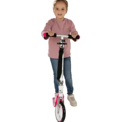 HUDORA Scooter Big Wheel Step RX205 - Wit/Roze