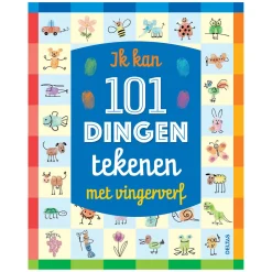 Ik Kan 101 Dingen Tekenen met Vingerverf Hobbyboek