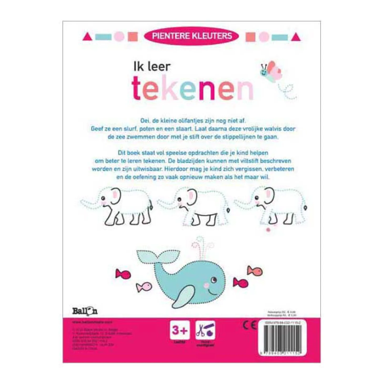 Ik leer Tekenen Wipe and Clean 3+