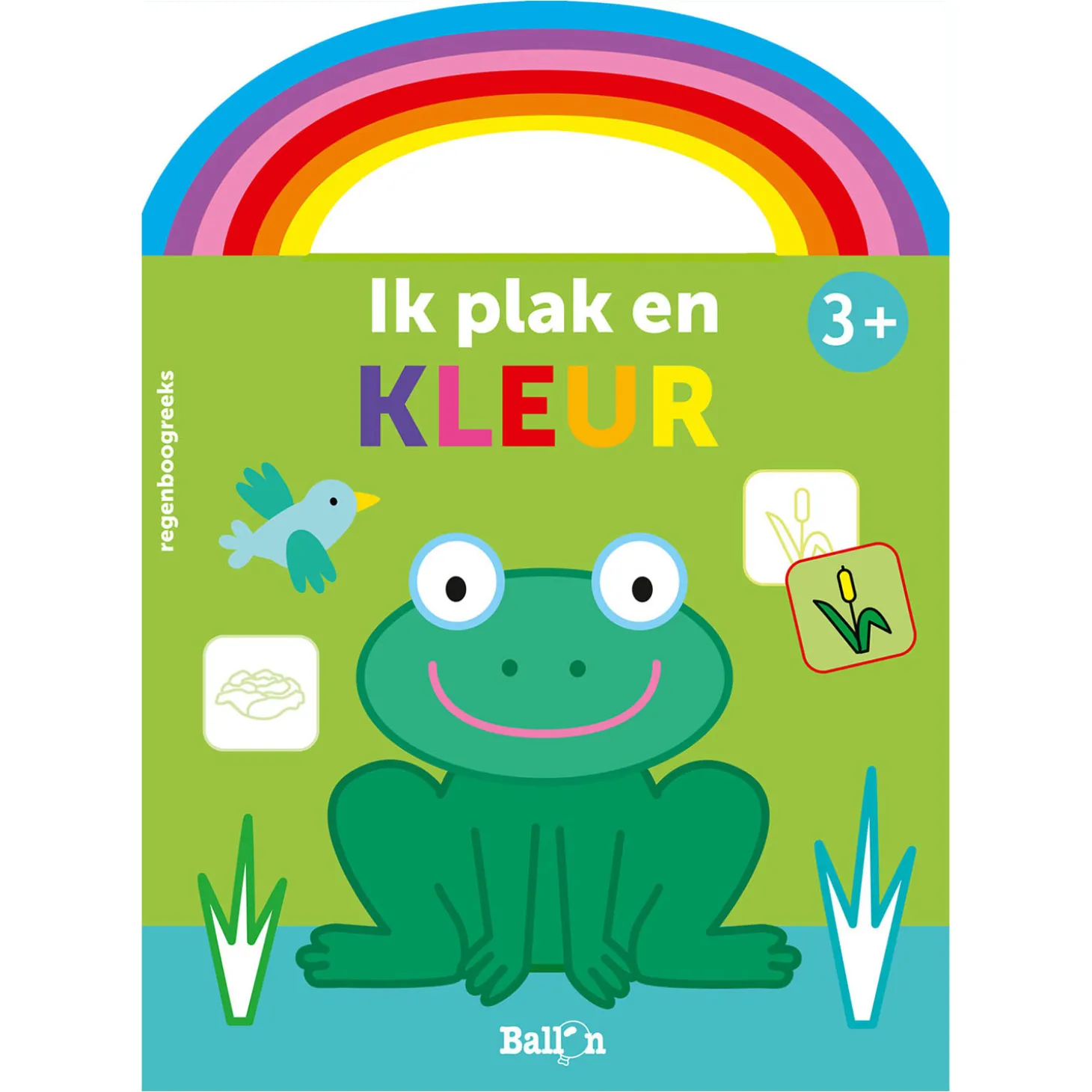 Ik Plak en Kleur - Kikker