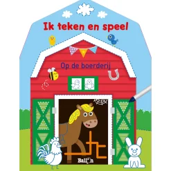 Ik teken en speel - Op de boerderij (wipe & clean)