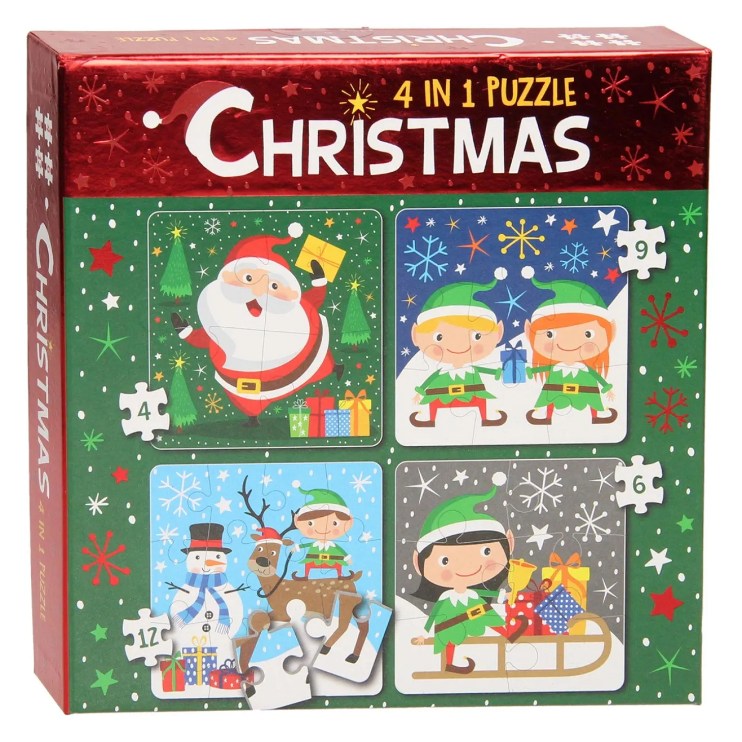 4in1 Puzzel Kerst