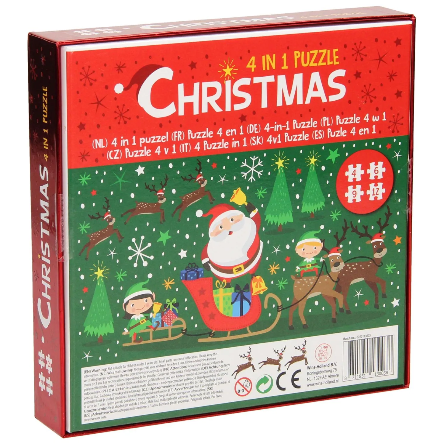 4in1 Puzzel Kerst