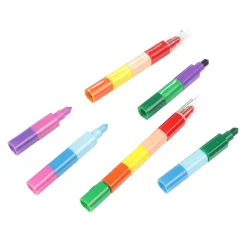 10-in-1 Waskrijt Pen, 2st.