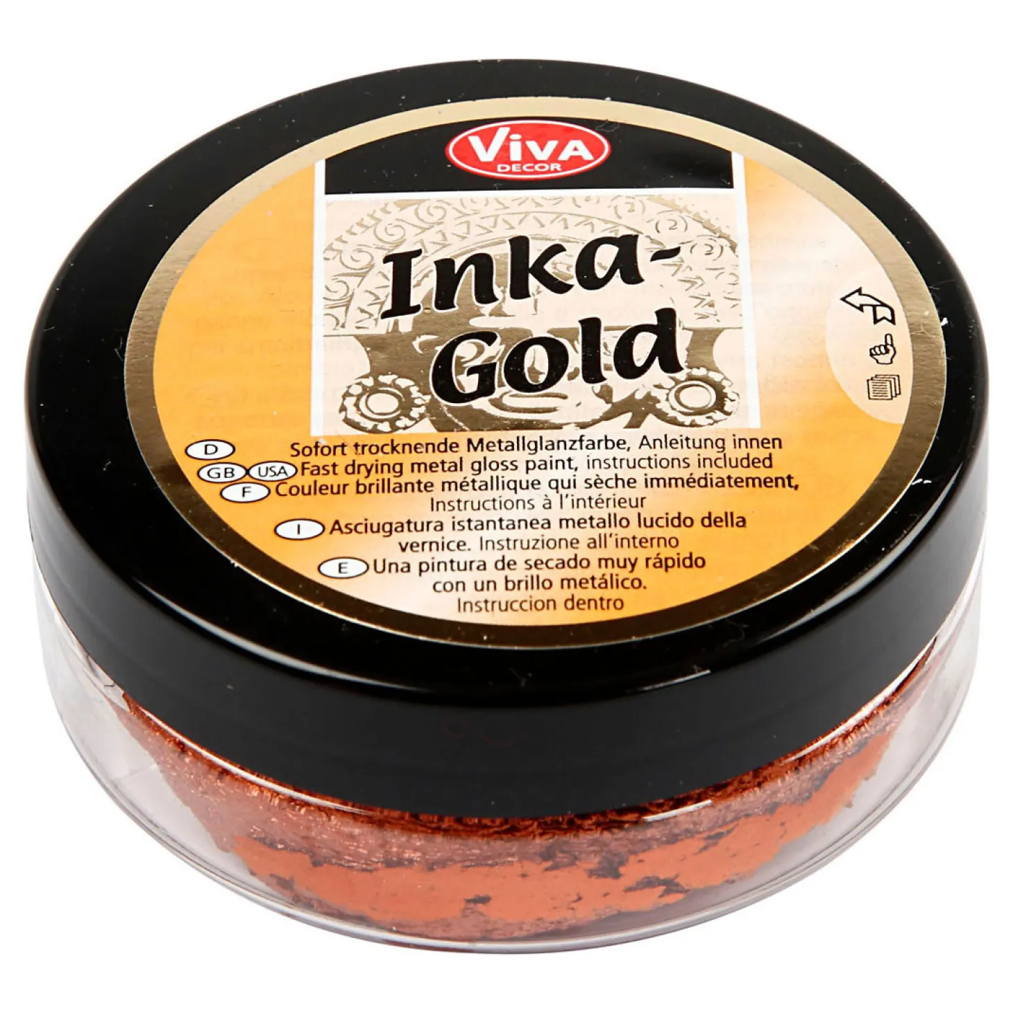 Inka-Gold Glanswax - Koper, 50ml