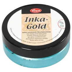 Inka-Gold Glanswax - Turquoise, 50ml