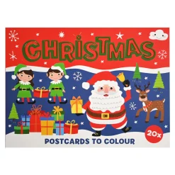 Inkleurbare Kerstkaarten, 20st.