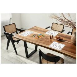 Inkleurbare Placemats Wilde Dieren 6st.