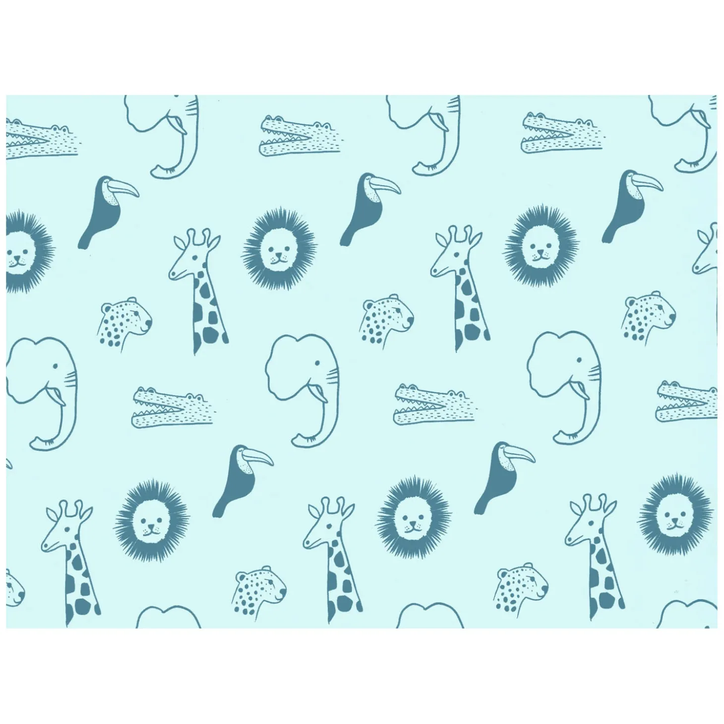 Inpakpapier Baby Wilde Dieren, 3 mtr.