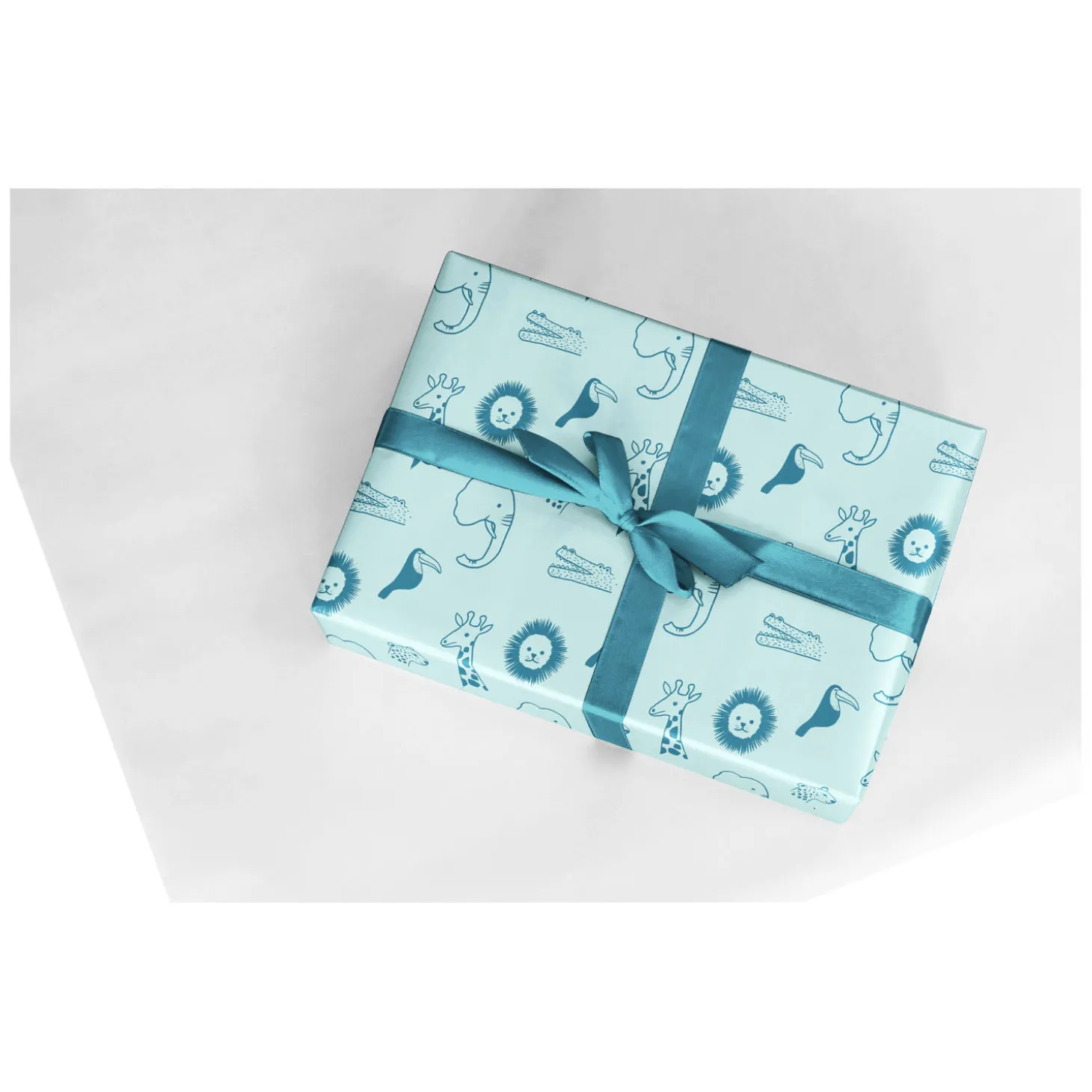 Inpakpapier Baby Wilde Dieren, 3 mtr.