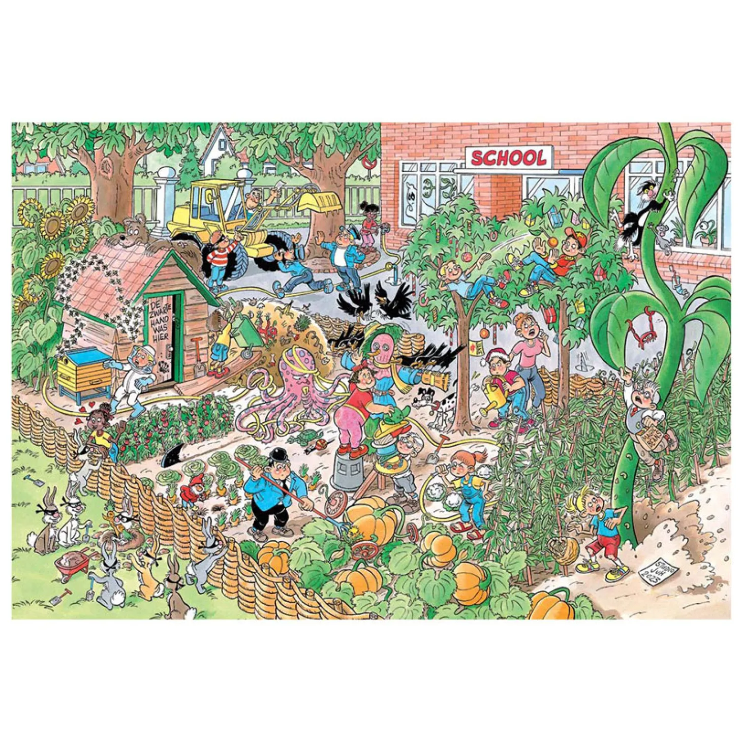 Jan van Haasteren Junior - De Schooltuin, 360st.