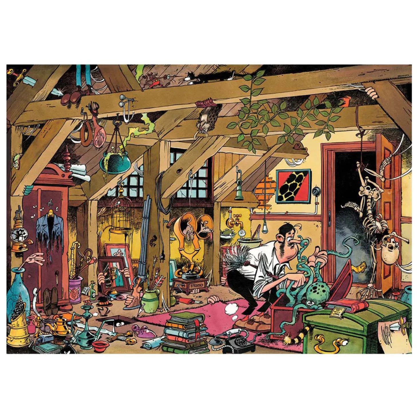 Jan van Haasteren Legpuzzel - Oldtimers De Vrijgezel, 1000st.