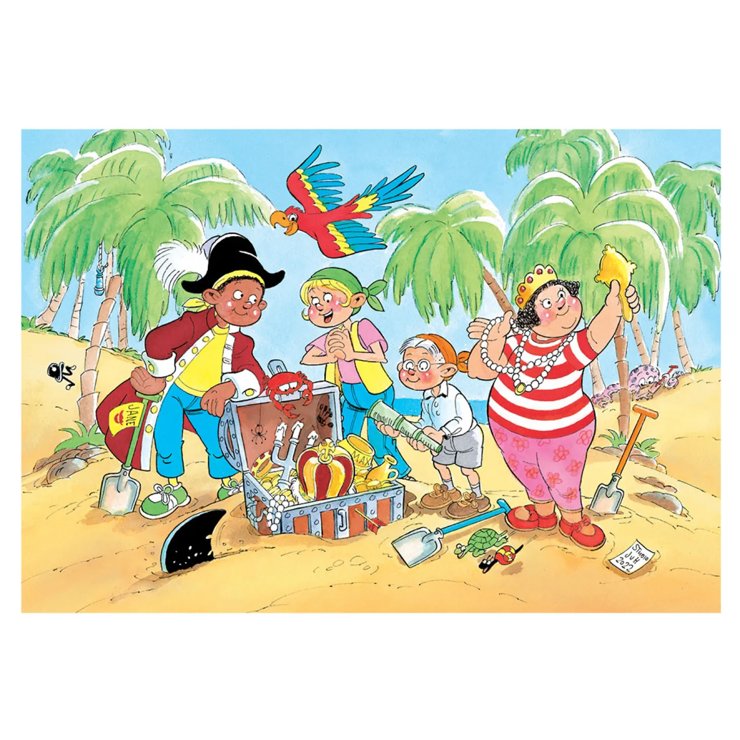 Jan van Haasteren Legpuzzel Junior Schattenjacht, 150st.