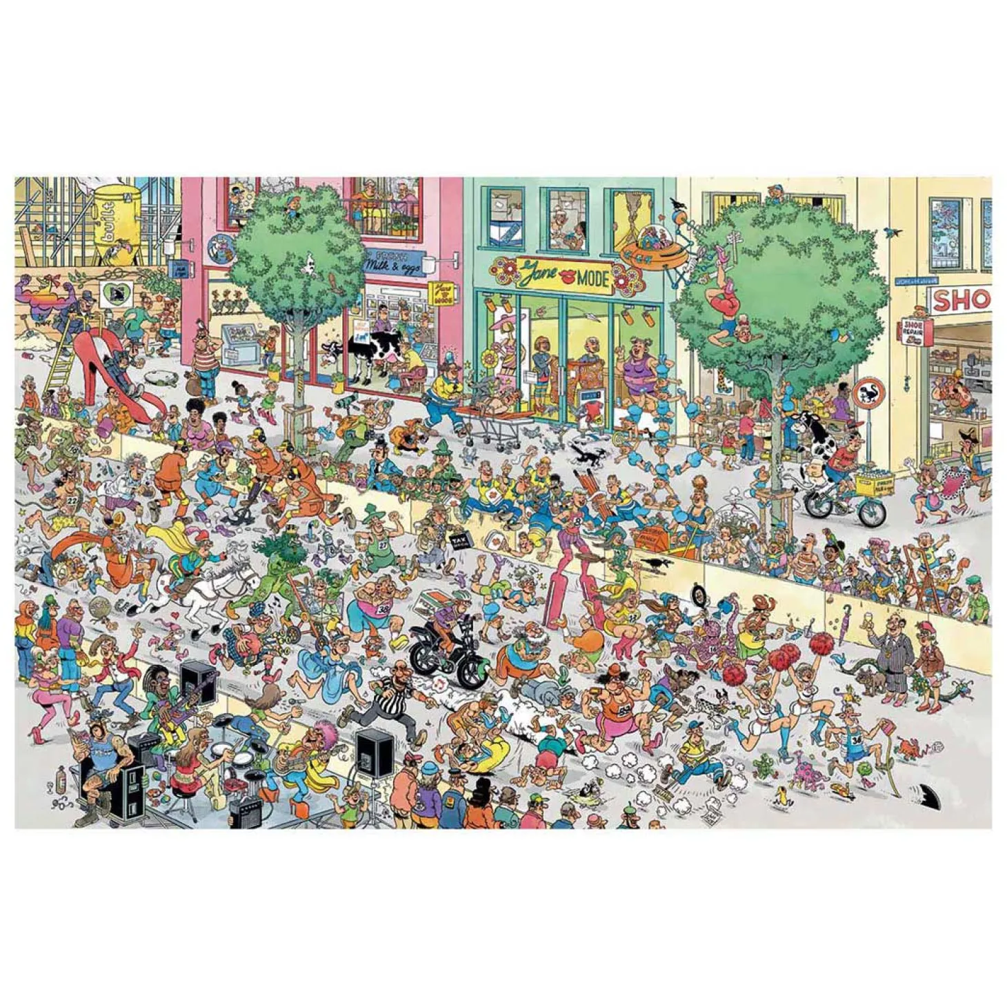 Jan van Haasteren Legpuzzel - Een Naaldhak te Hoog - 1500st.