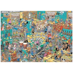 Jan van Haasteren Legpuzzel - Muziekwinkel en Vakantiekriebels, 2x1000st.