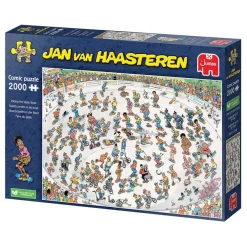 Jan van Haasteren Legpuzzel - Skateboarden in de Bowl, 2000st.