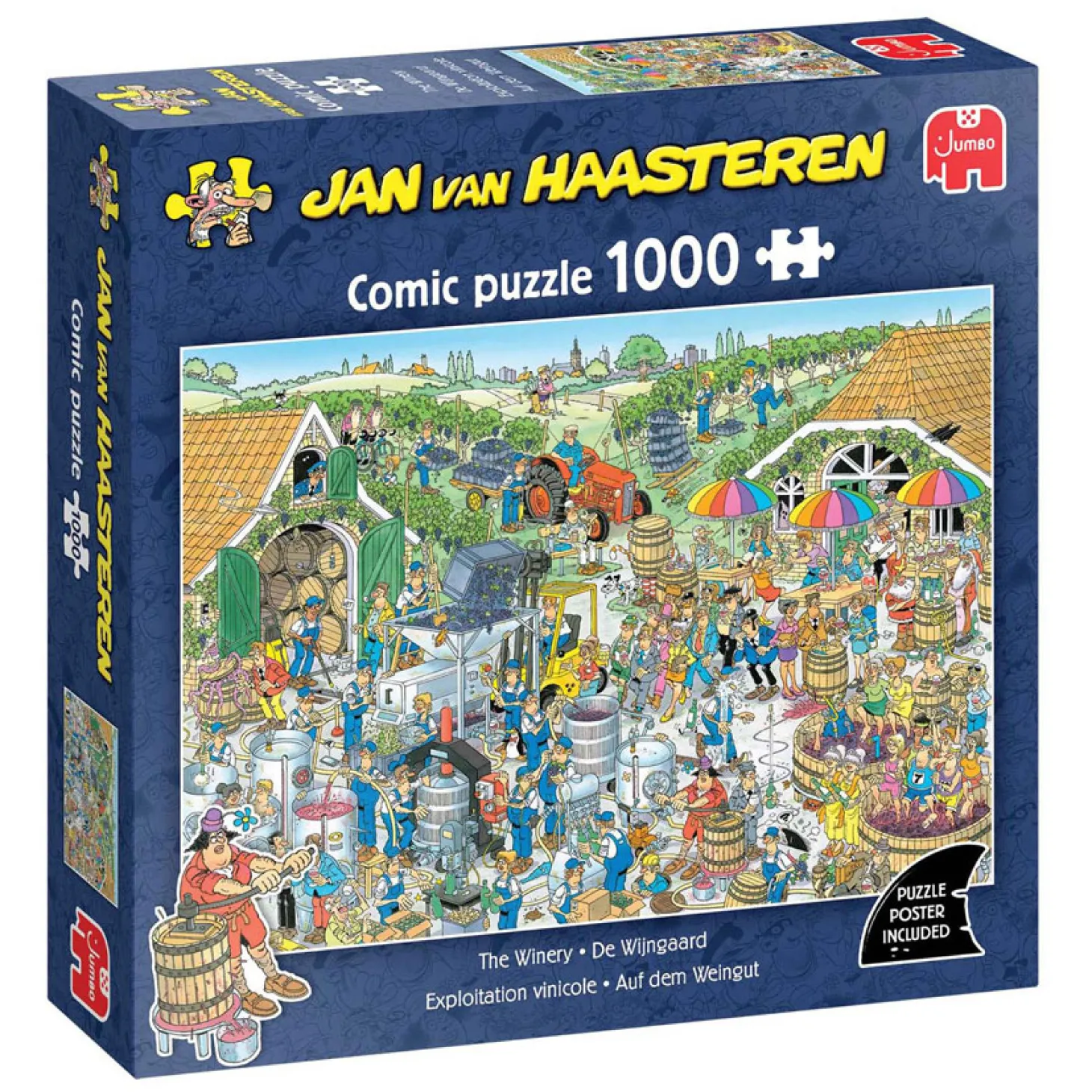 Jan van Haasteren Legpuzzel - De Wijnmakerij, 1000st.