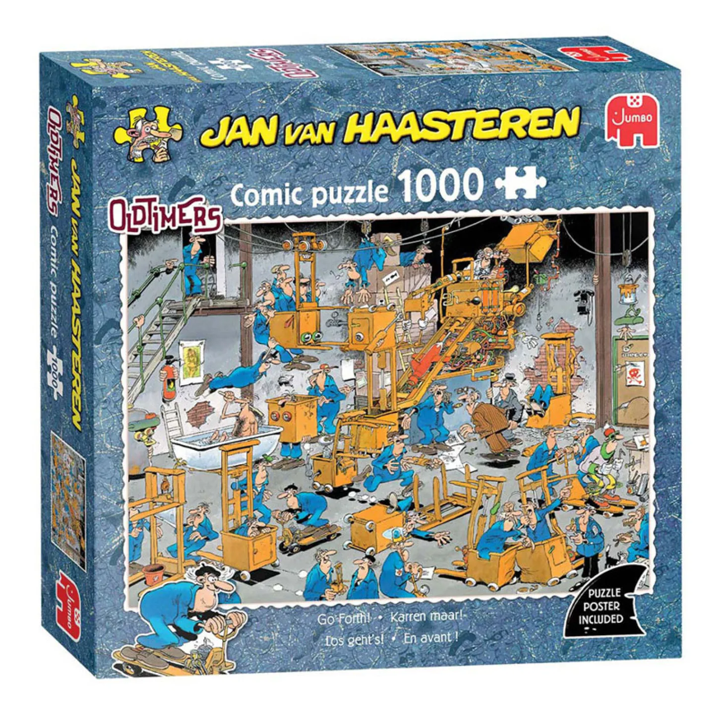 Jan van Haasteren Legpuzzel - Oldtimers - Karren maar! - 1000st.
