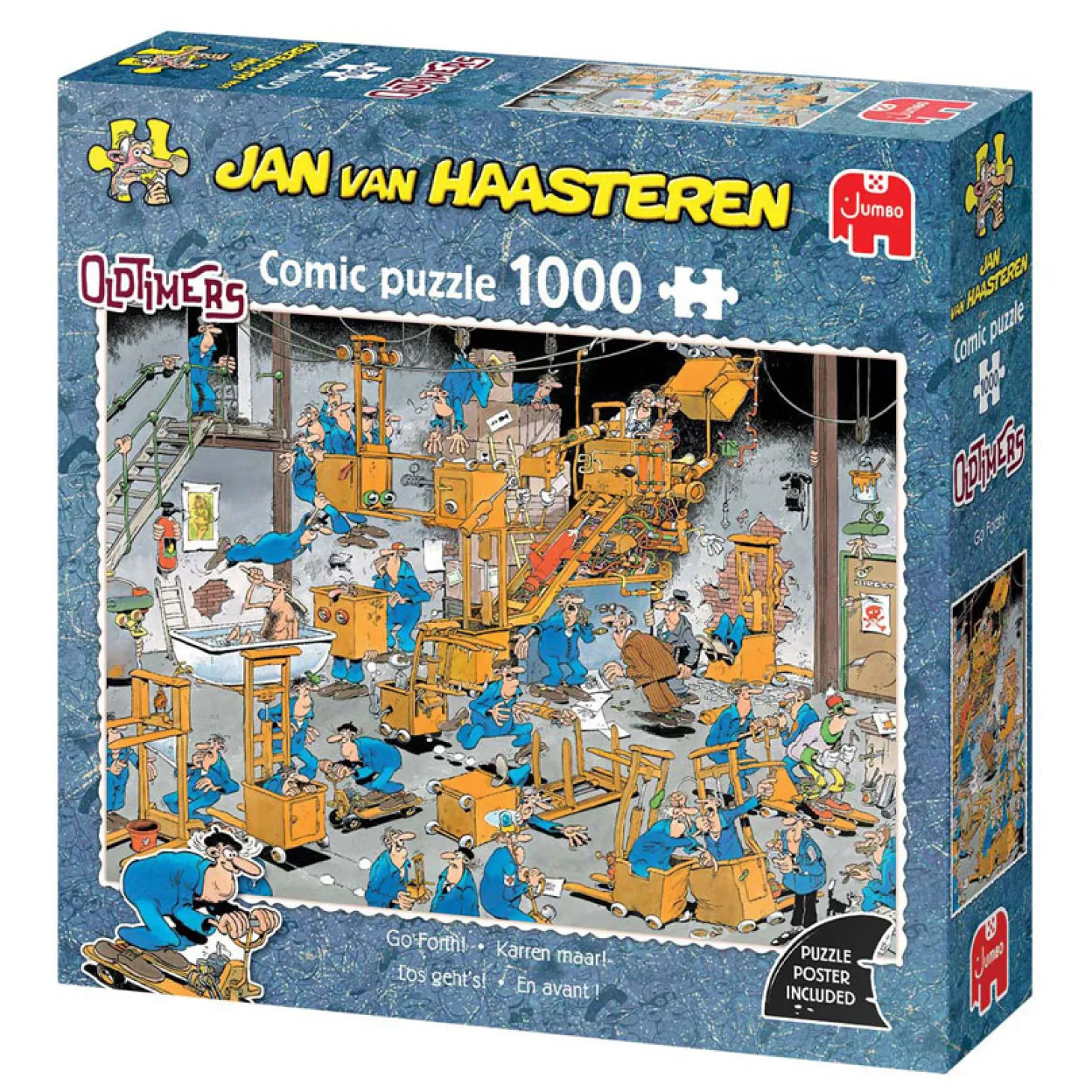 Jan van Haasteren Legpuzzel - Oldtimers - Karren maar! - 1000st.