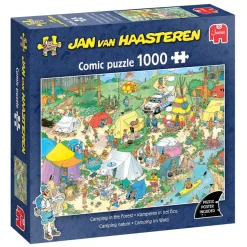 Jan van Haasteren Legpuzzel - Kamperen In Het Bos, 1000st.