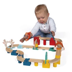 Janod - Mijn Eerste Houten Knikkerbaan
