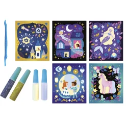 Janod Atelier - Glow in the Dark Zand en Glitter Nacht