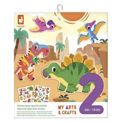 Janod Atelier - Herbruikbare Stickers Dino