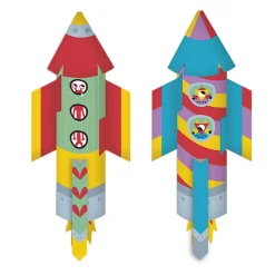 Janod Atelier - Raketten Maken en Inclusief Lanceerstation