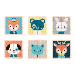 Janod Blokpuzzel - Bosdieren