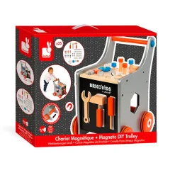 Janod Brico'kids - Magnetische DIY Trolley